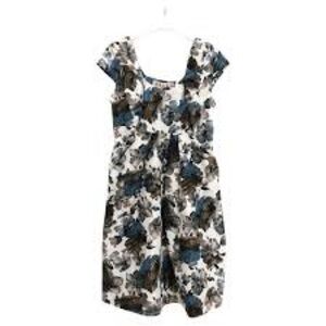 Marni Spring 2007 Blue & Brown Primrose Floral Dress NWT